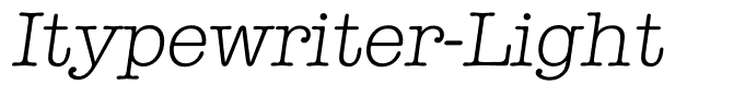 Itypewriter-Light
