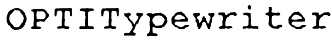 OPTITypewriter-Special