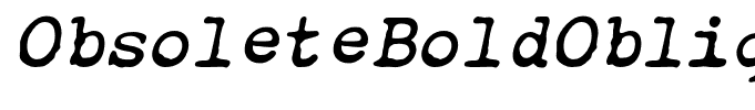 ObsoleteBoldOblique