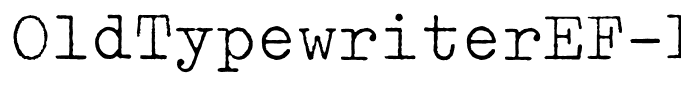 OldTypewriterEF-Light