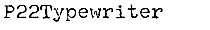 P22Typewriter