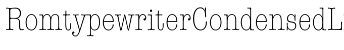 RomtypewriterCondensedLight