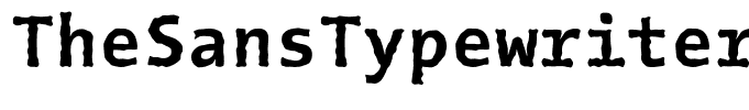 TheSansTypewriter-Bold