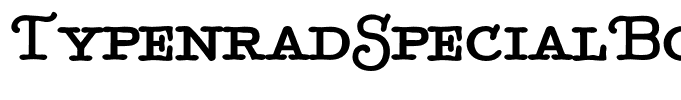 TypenradSpecialBold