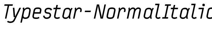 Typestar-NormalItalic