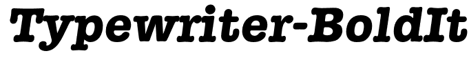 Typewriter-BoldIta