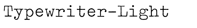 Typewriter-Light