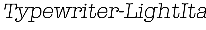 Typewriter-LightIta