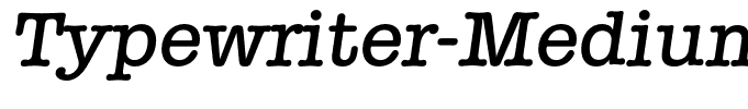 Typewriter-MediumIta