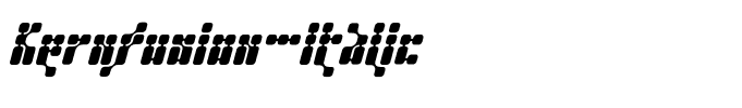 Kernfusion-Italic