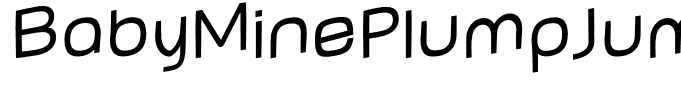 BabyMinePlumpJumping