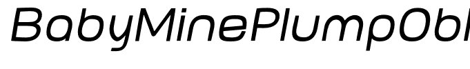 BabyMinePlumpOblique