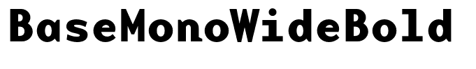 BaseMonoWideBold