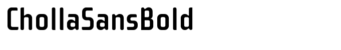 ChollaSansBold