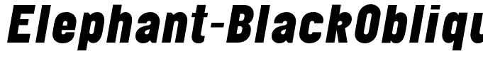 Elephant-BlackOblique