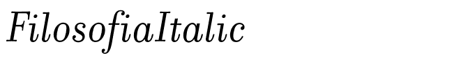 FilosofiaItalic