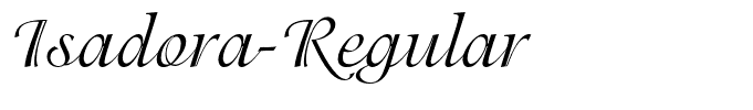 Isadora-Regular