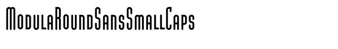 ModulaRoundSansSmallCaps