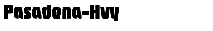 Pasadena-Hvy