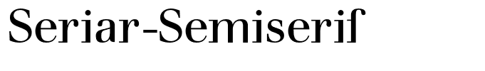 Seriar-Semiserif