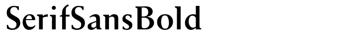 SerifSansBold
