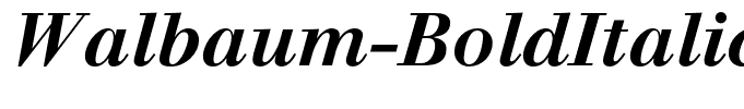 Walbaum-BoldItalicOsF