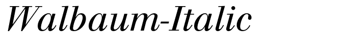 Walbaum-Italic