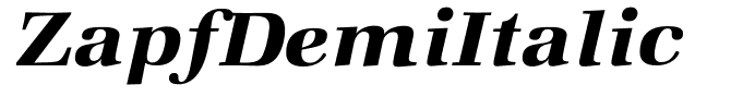 ZapfDemiItalic