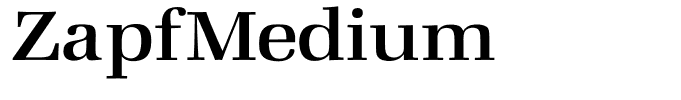 ZapfMedium