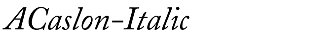 ACaslon-Italic