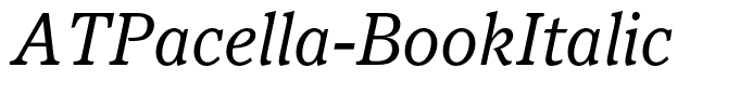 ATPacella-BookItalic