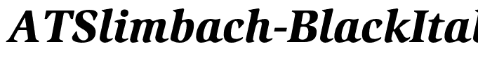 ATSlimbach-BlackItalic