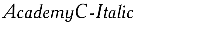 AcademyC-Italic