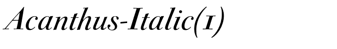 Acanthus-Italic(1)
