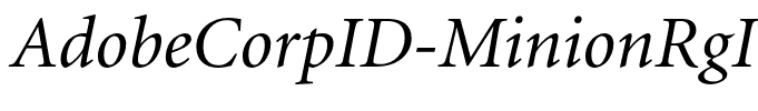 AdobeCorpID-MinionRgIt