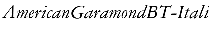 AmericanGaramondBT-Italic(1)