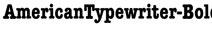 AmericanTypewriter-BoldCond(1)