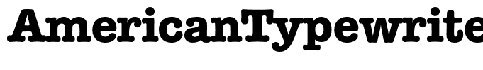 AmericanTypewriterBQ-Bold
