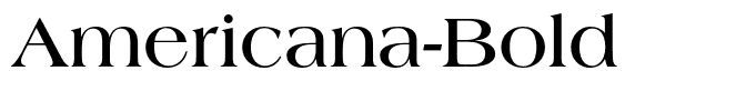Americana-Bold