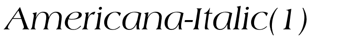 Americana-Italic(1)