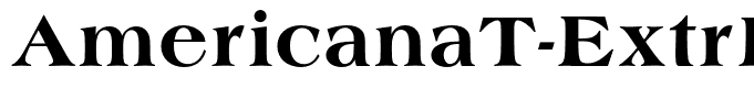 AmericanaT-ExtrBold