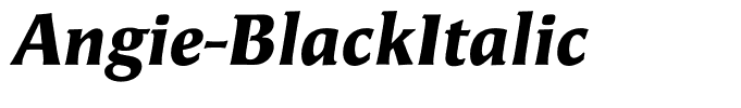 Angie-BlackItalic