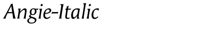 Angie-Italic