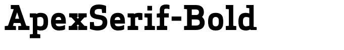 ApexSerif-Bold