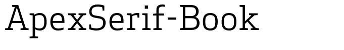 ApexSerif-Book