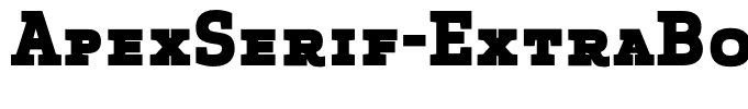 ApexSerif-ExtraBoldCaps
