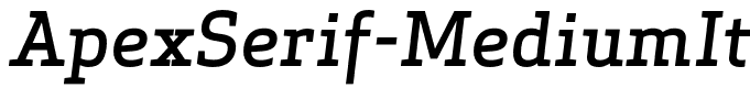 ApexSerif-MediumItalic