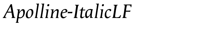Apolline-ItalicLF