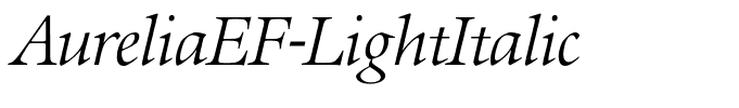 AureliaEF-LightItalic