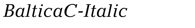 BalticaC-Italic